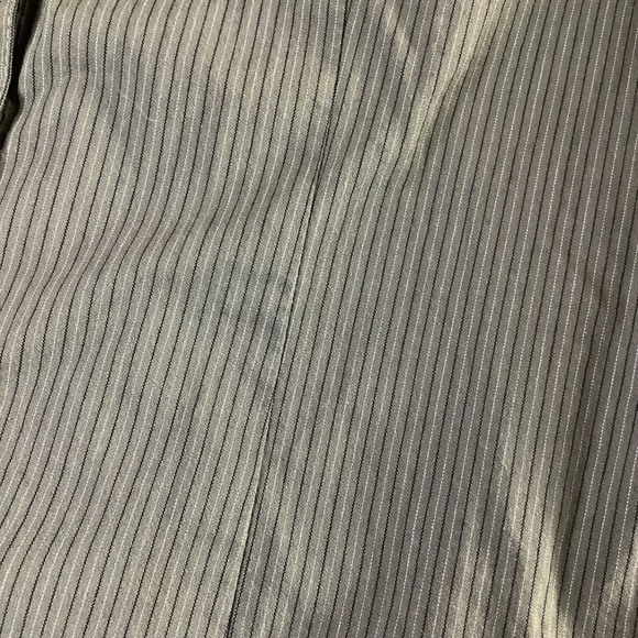 Covington Women's Striped Button Down Shirt Size S Long Sleeve Gray - Picture 16 of 16